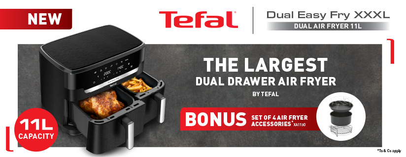 Bonus Easy Fry XXL Accessories With Tefal Dual Easy Fry XXXL